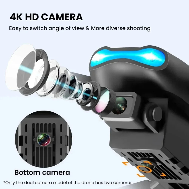 E99Pro HD 4K Dual WiFi FPV Dro - đánh giá và giá Drone Surveying
